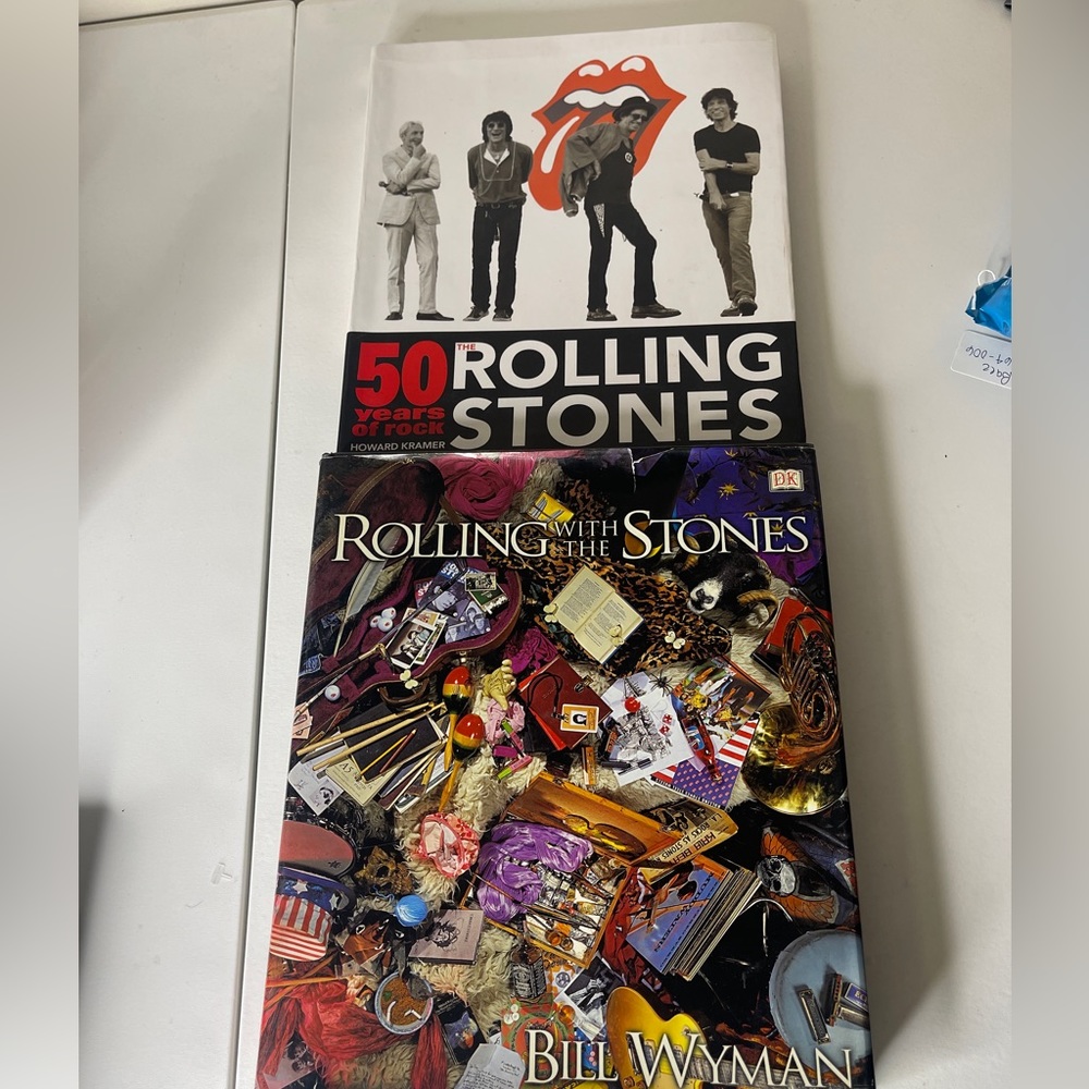 Rolling with the Stones by Wyman, Bill Hardback Book And 50 Years Is Rock Bundle